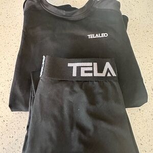 Telaleo Black Activewear Set